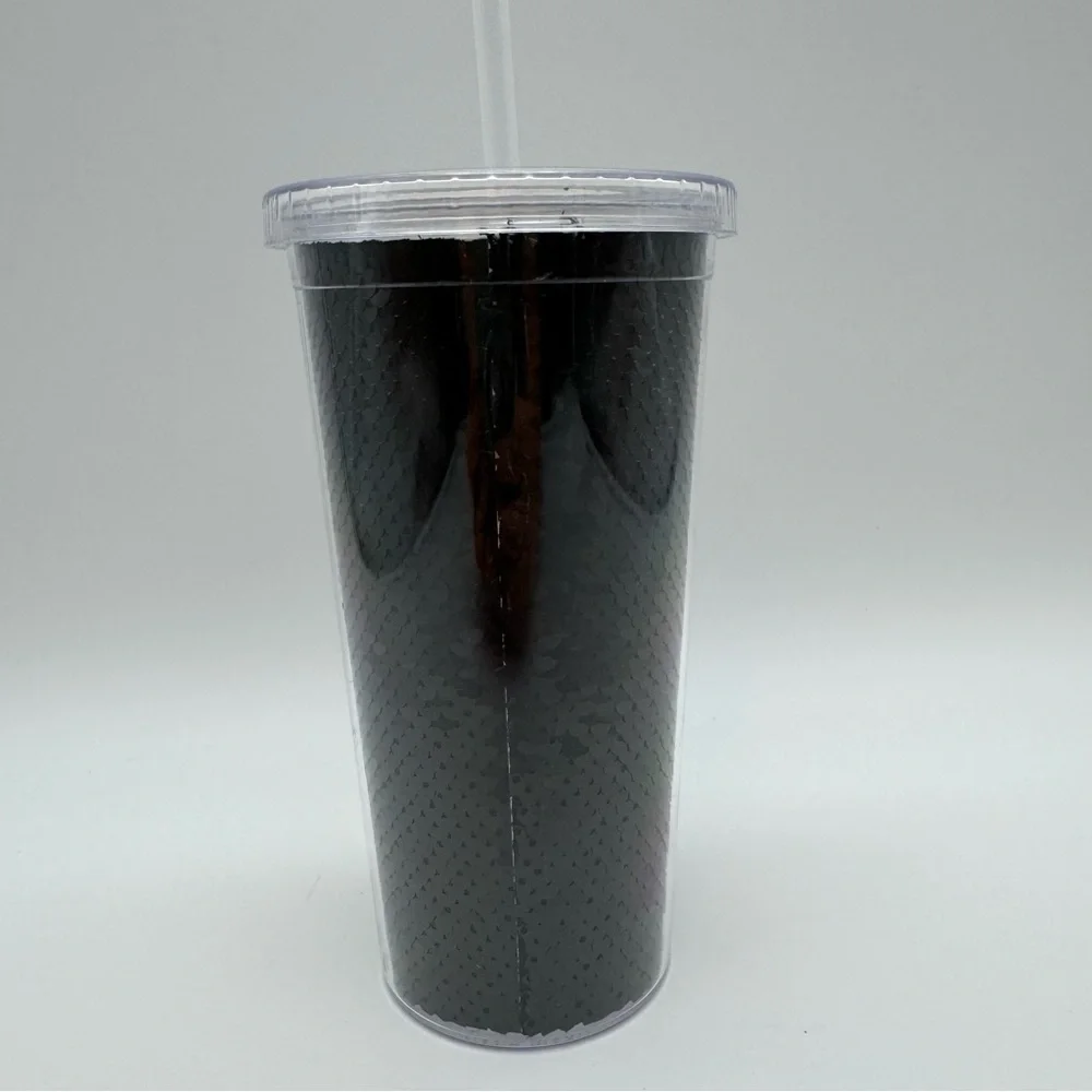 Acrylic double-wall tumbler with the phrase“Planner friends make the best friend
